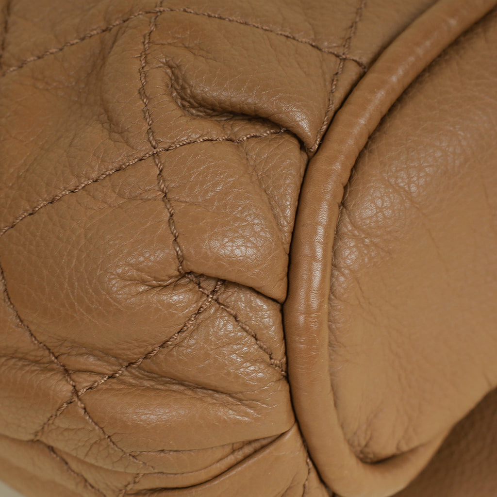 Chanel Brown CC Curvy Flap Bag