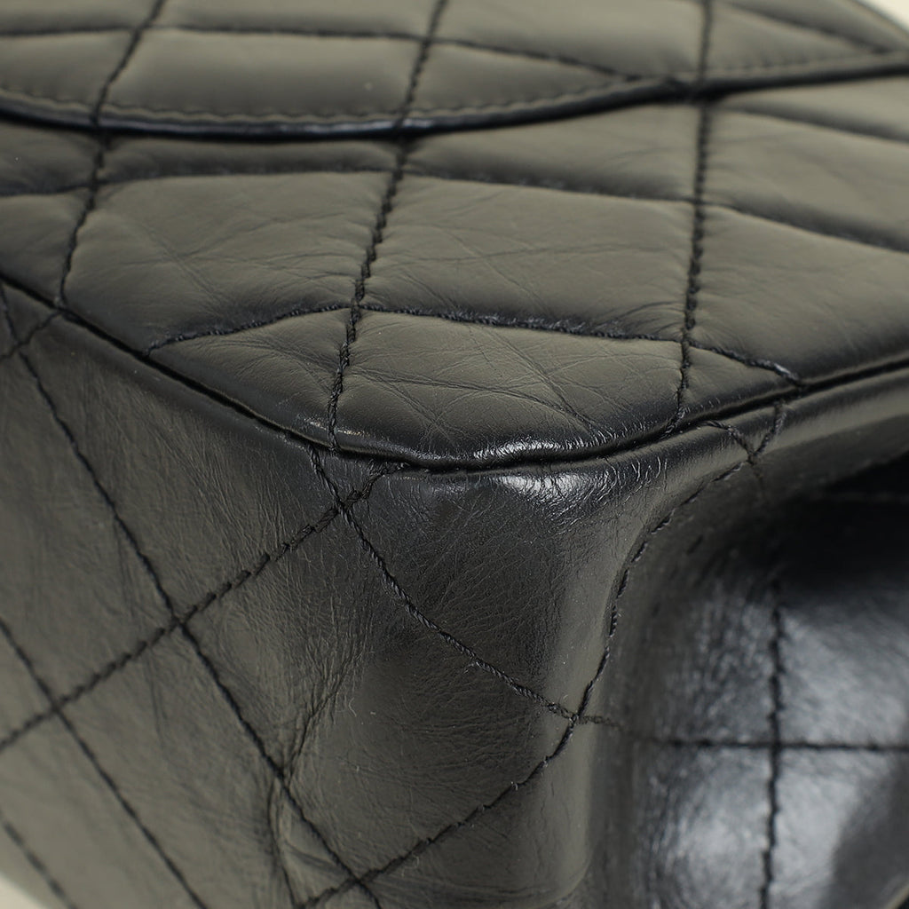 Chanel Black 2.55 Reissue 227 Flap Bag