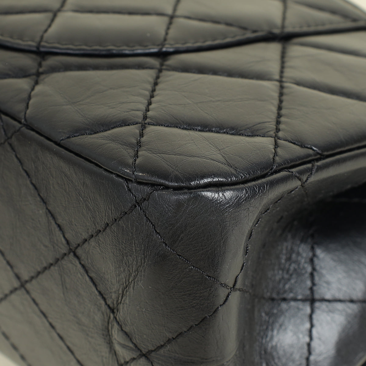Chanel Black 2.55 Reissue 227 Flap Bag