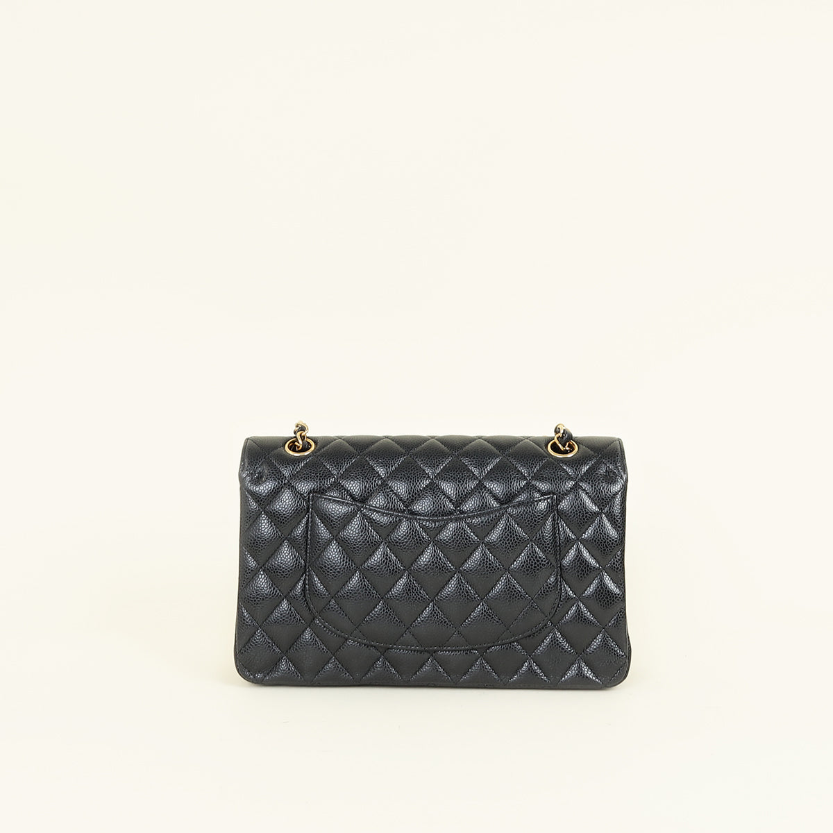 Chanel Black Classic Double Flap Medium Bag