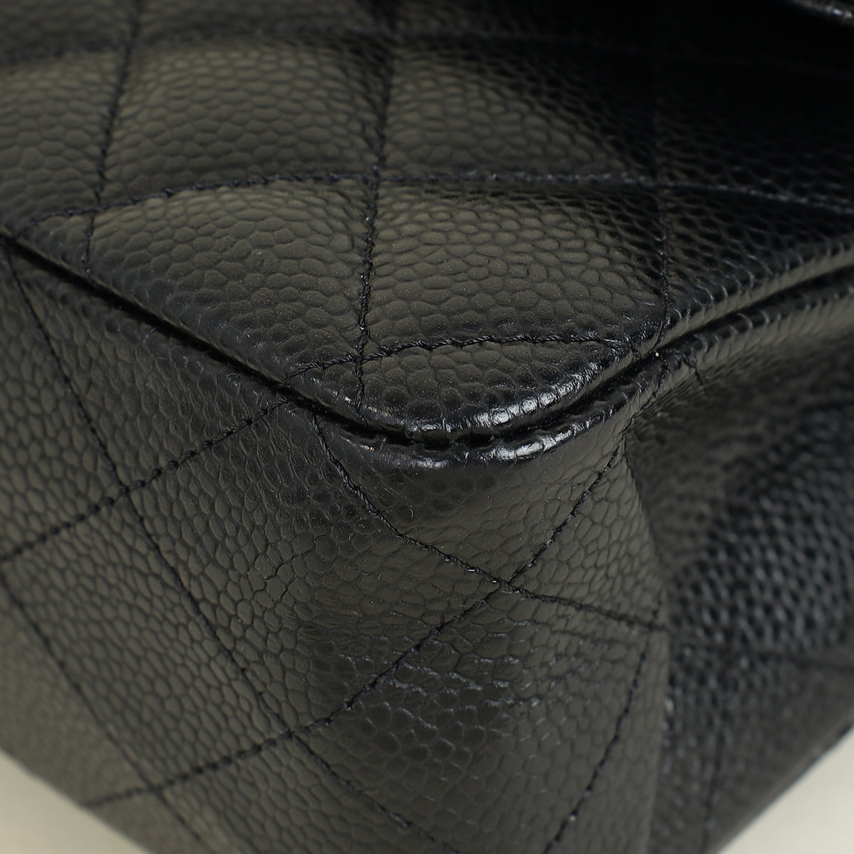 Chanel Black Classic Double Flap Medium Bag