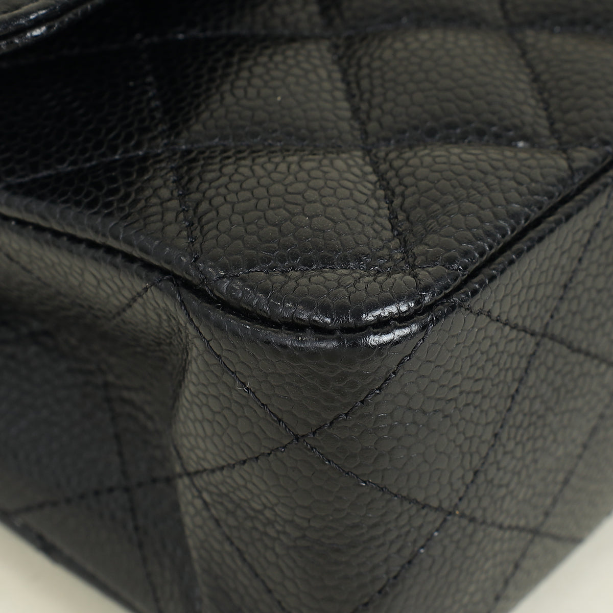 Chanel Black Classic Double Flap Medium Bag