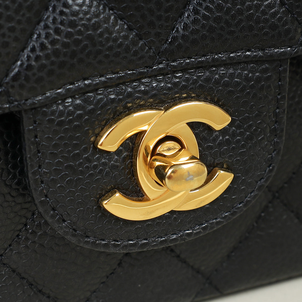 Chanel Black Classic Double Flap Medium Bag