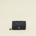 Chanel Black Classic Double Flap Jumbo Bag
