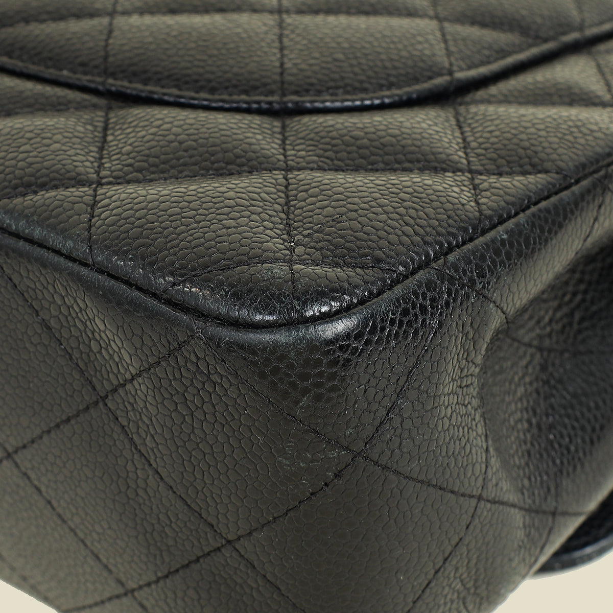 Chanel Black Classic Double Flap Jumbo Bag