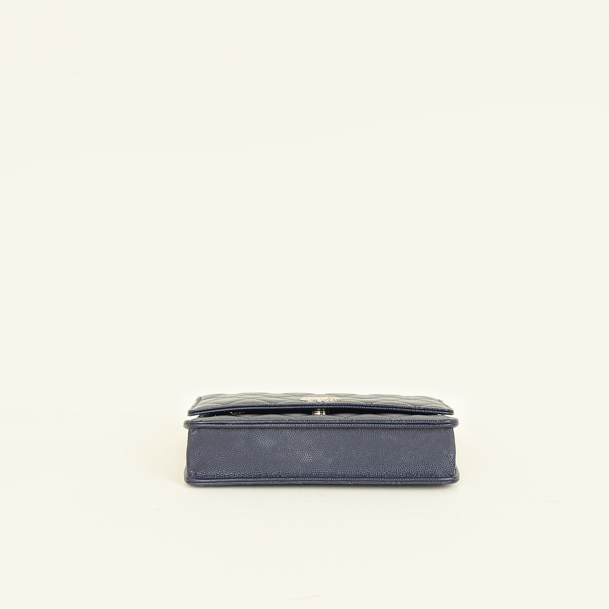 Chanel Indigo Blue CC Classic Wallet On Chain