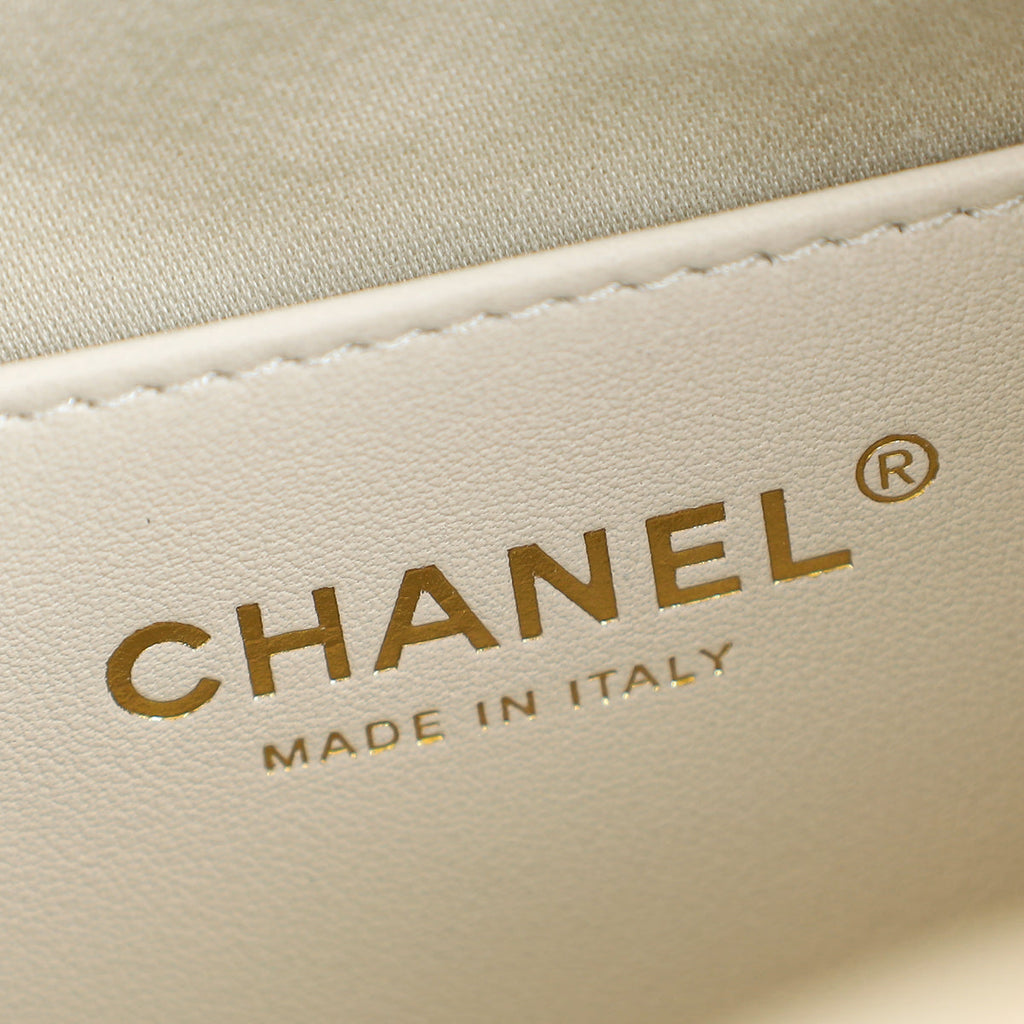 Chanel Tricolor 25 Wool Tweed Small Bag