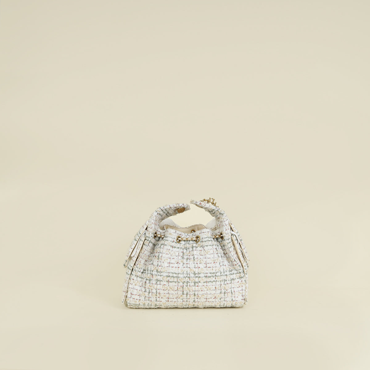 Chanel Tricolor 25 Wool Tweed Small Bag