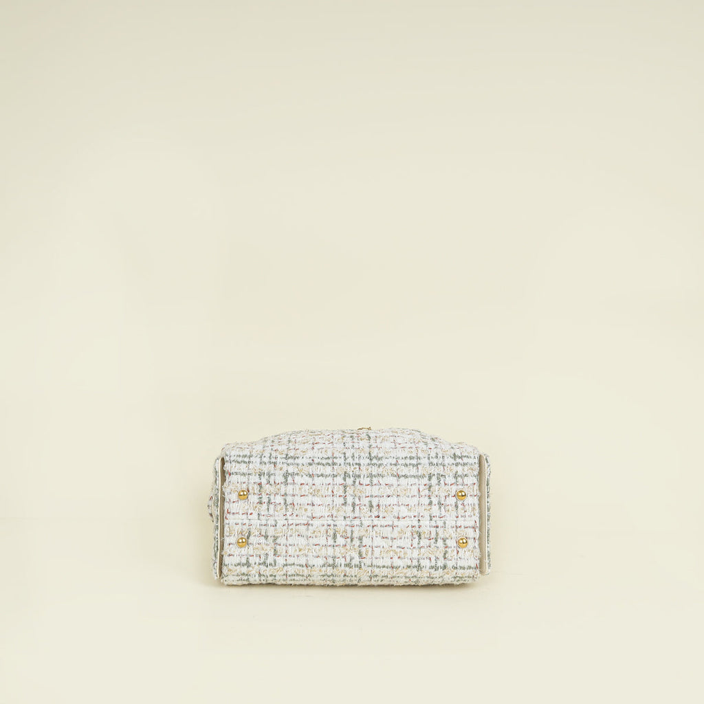 Chanel Tricolor 25 Wool Tweed Small Bag