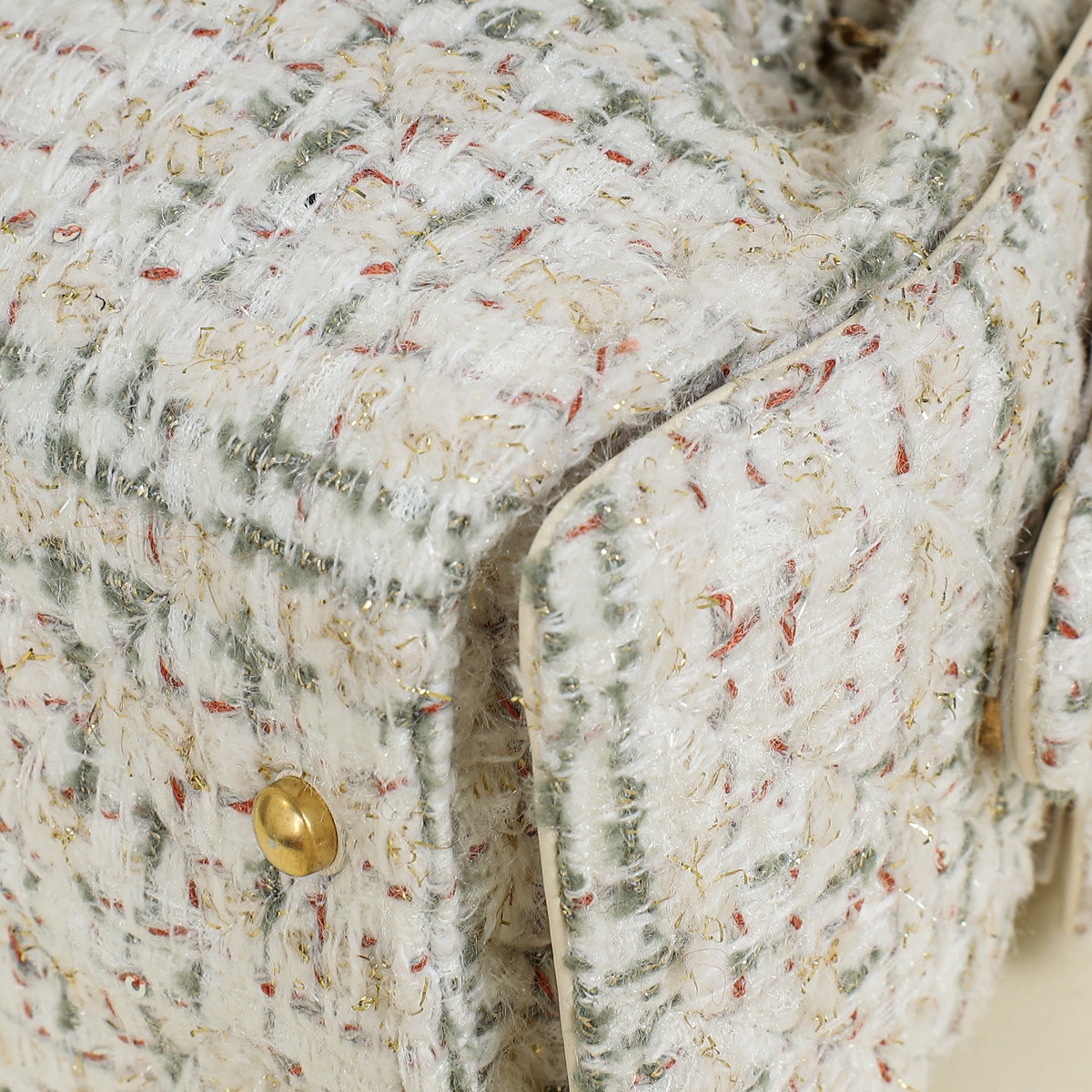Chanel Tricolor 25 Wool Tweed Small Bag