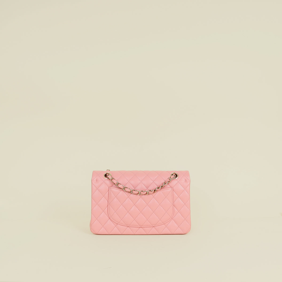 Chanel Pink Classic Double Flap Medium Bag