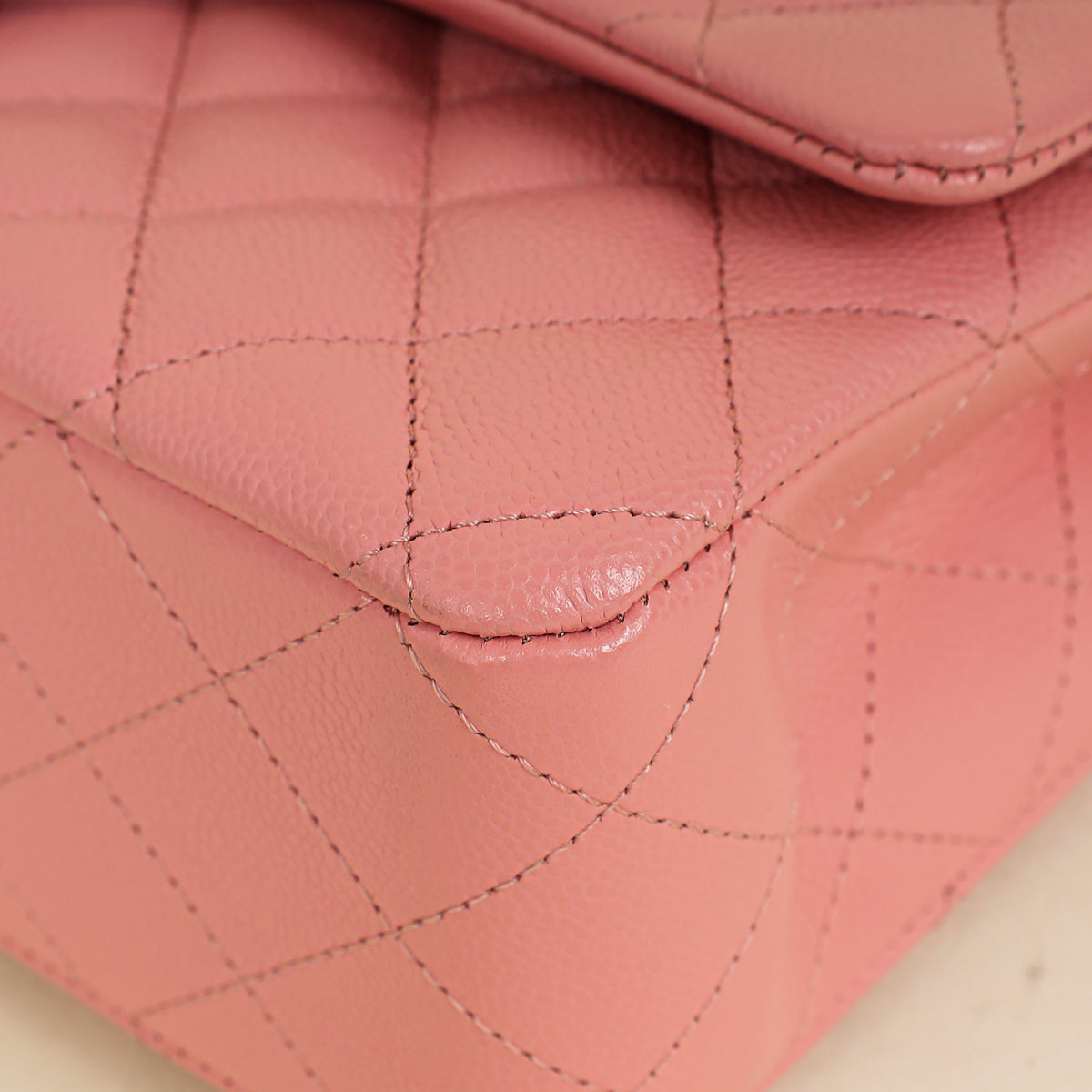 Chanel Pink Classic Double Flap Medium Bag