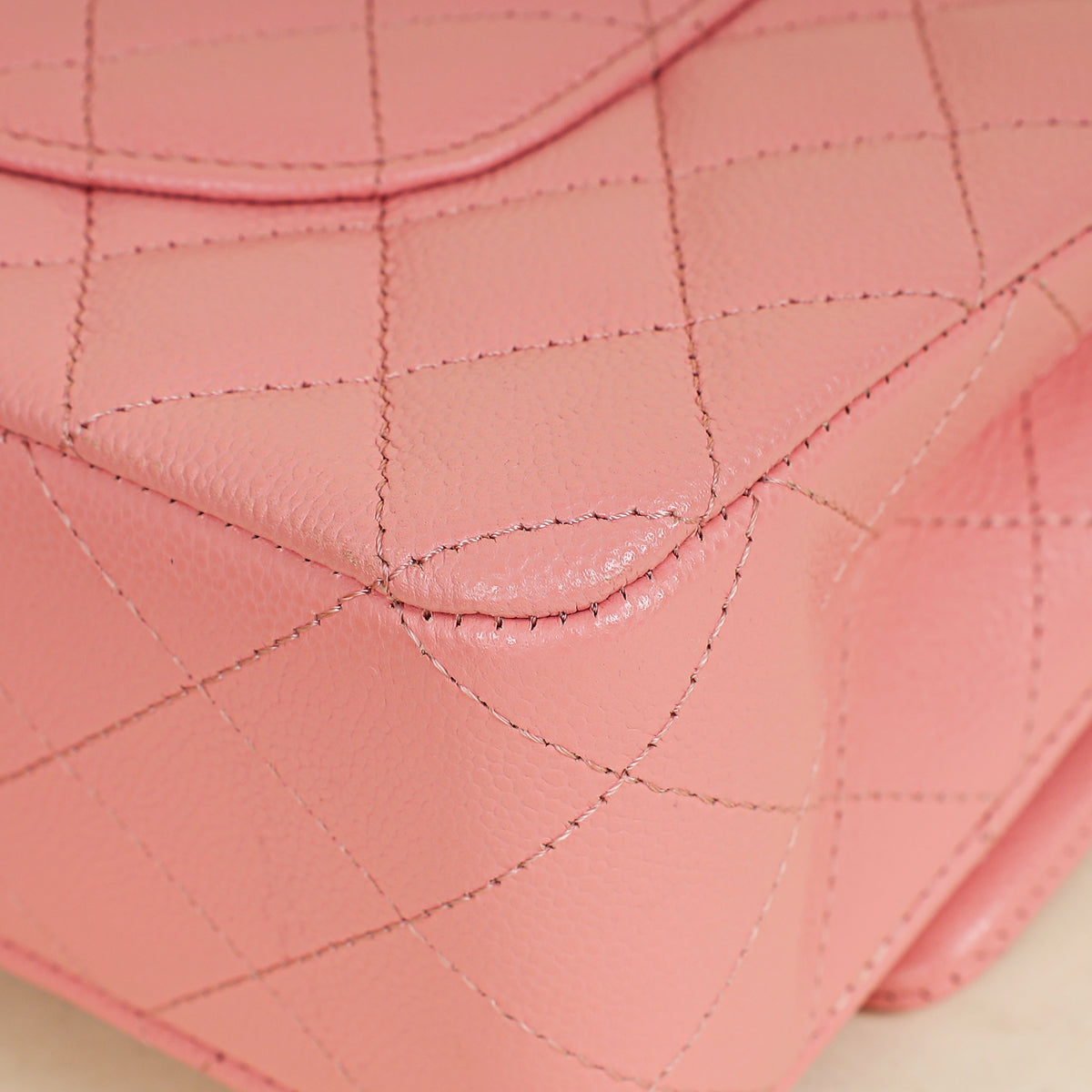 Chanel Pink Classic Double Flap Medium Bag
