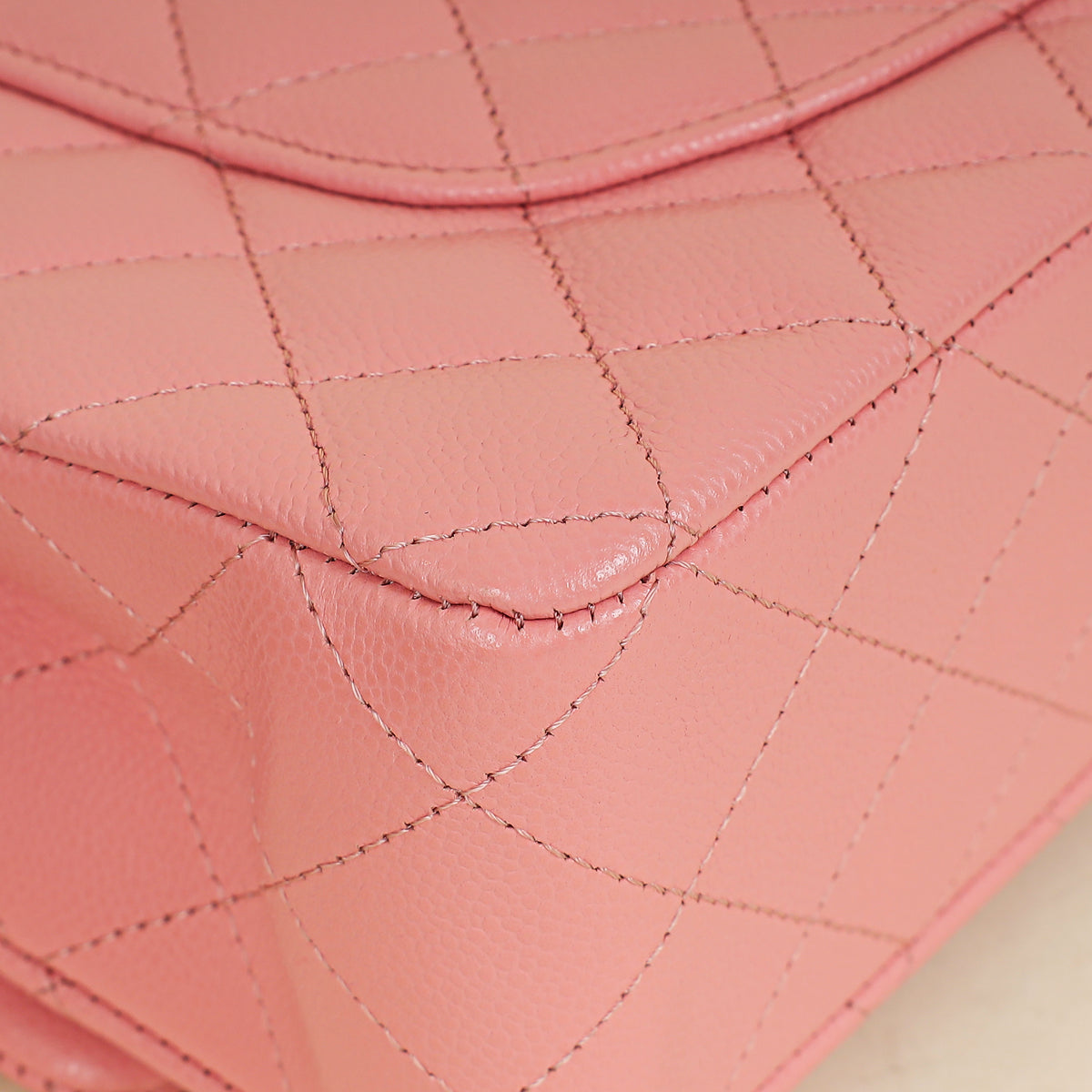 Chanel Pink Classic Double Flap Medium Bag