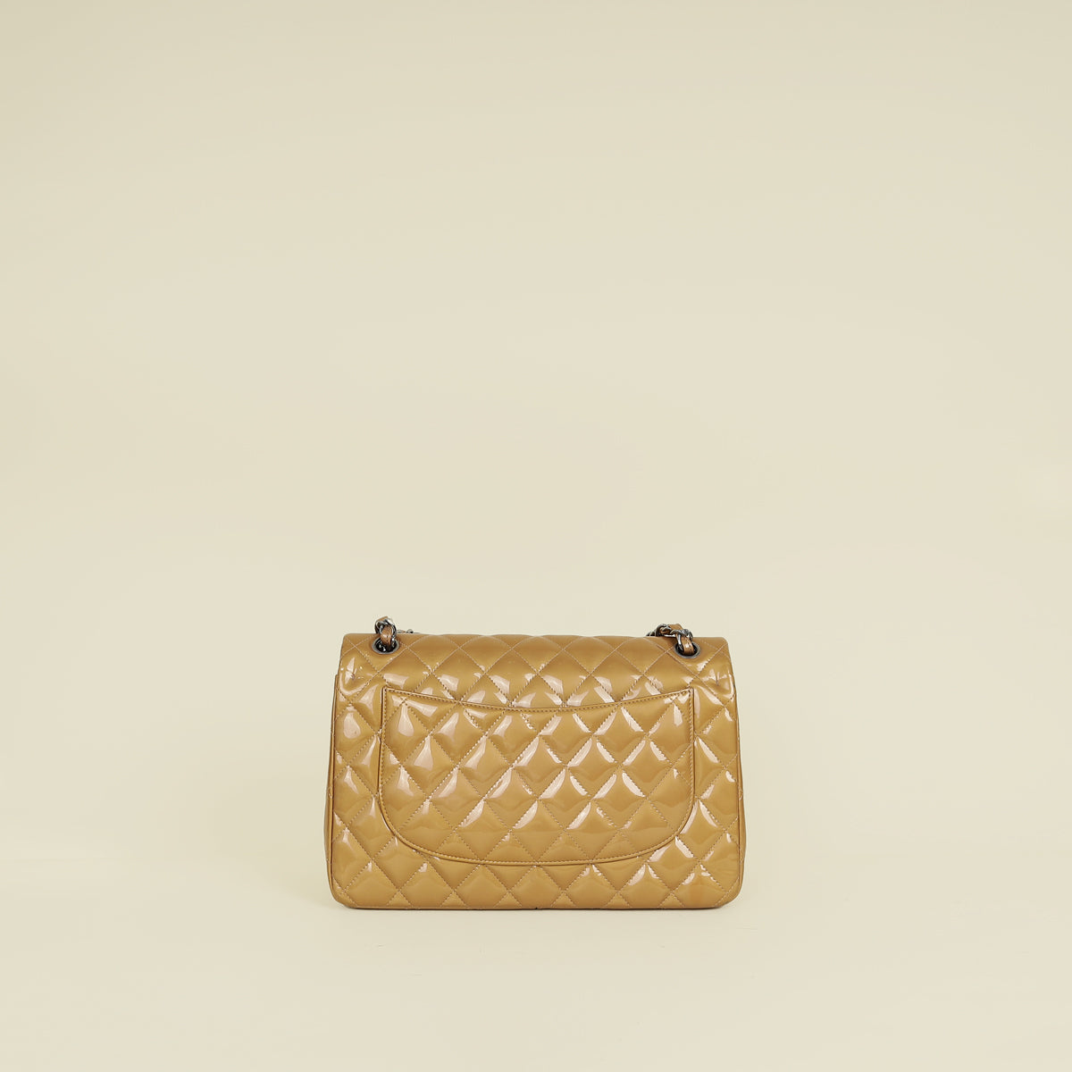 Chanel Camel Classic Double Flap Jumbo Bag