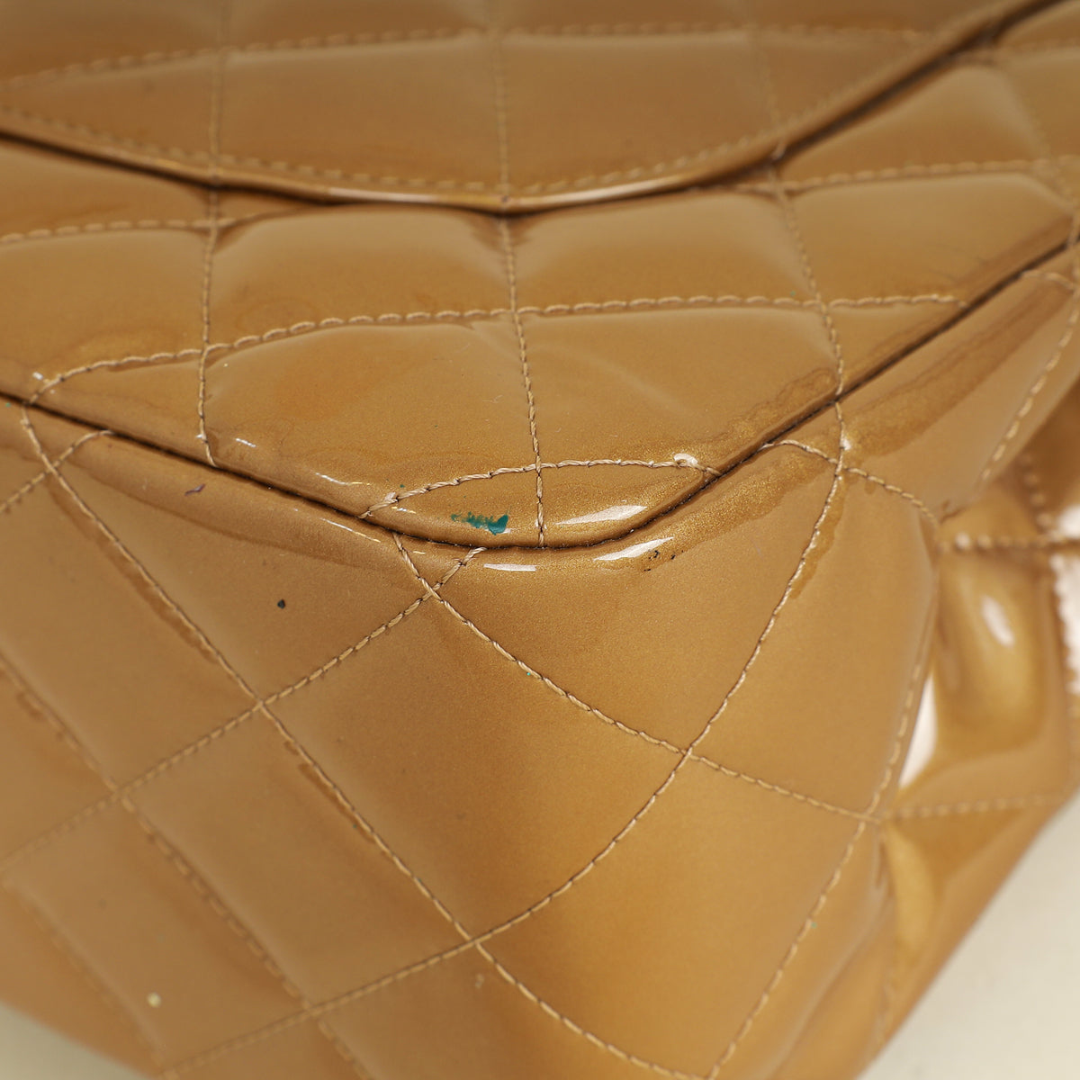 Chanel Camel Classic Double Flap Jumbo Bag