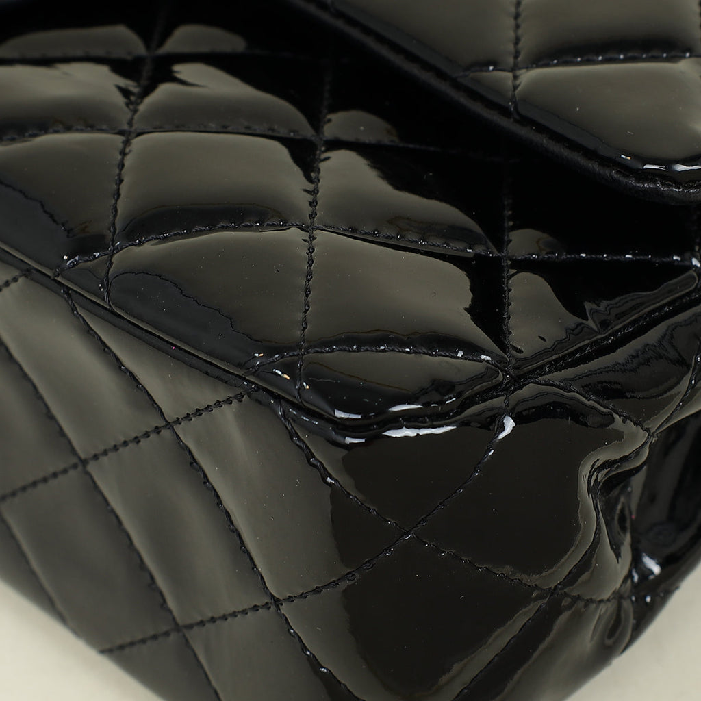 Chanel Black Classic Double Flap Medium Bag