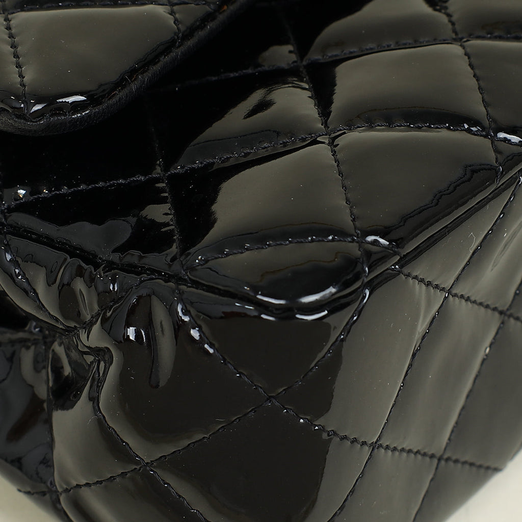 Chanel Black Classic Double Flap Medium Bag