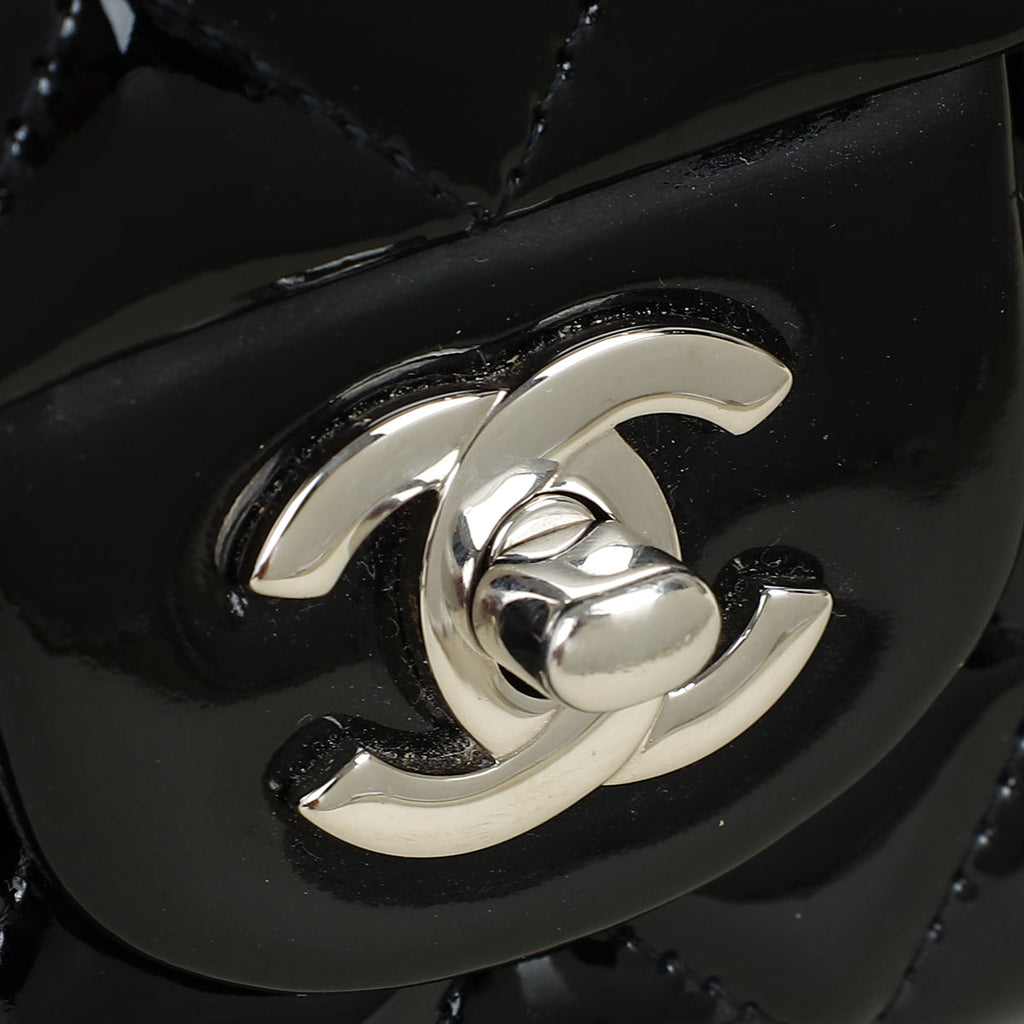 Chanel Black Classic Double Flap Medium Bag