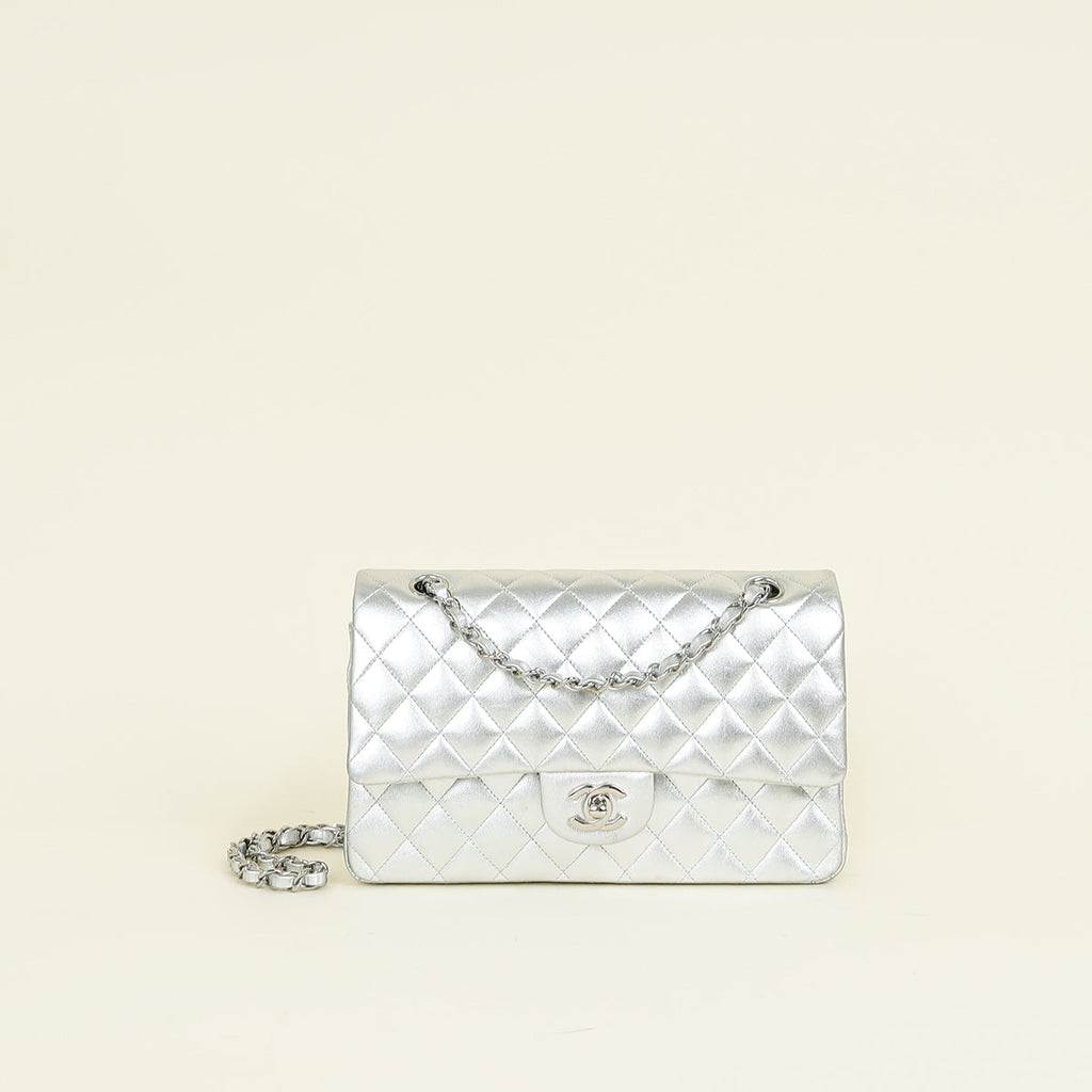 Chanel Metallic Classic Double Flap Medium Bag