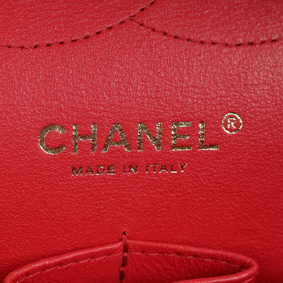 Chanel Red Classic Double Flap Jumbo Bag
