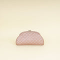 Chanel Metallic Pink CC Timeless Clutch