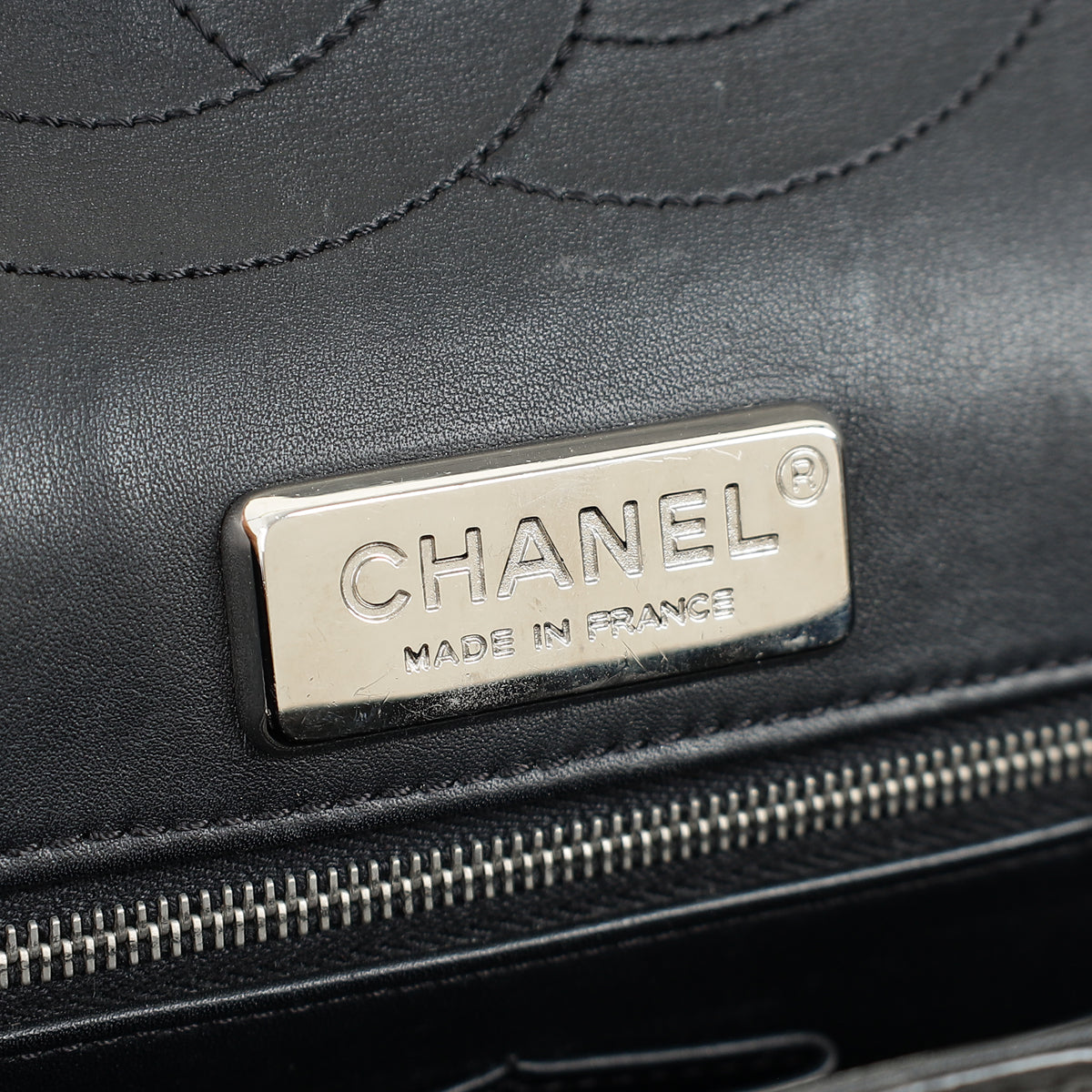 Chanel Black CC Classic Python Double Flap Jumbo Bag