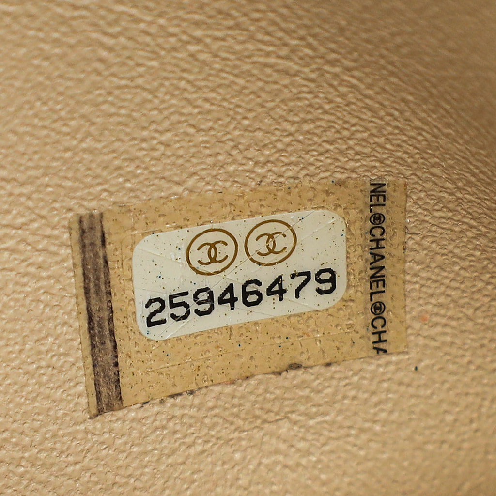 Chanel Beige CC Classic Double Flap Jumbo Bag