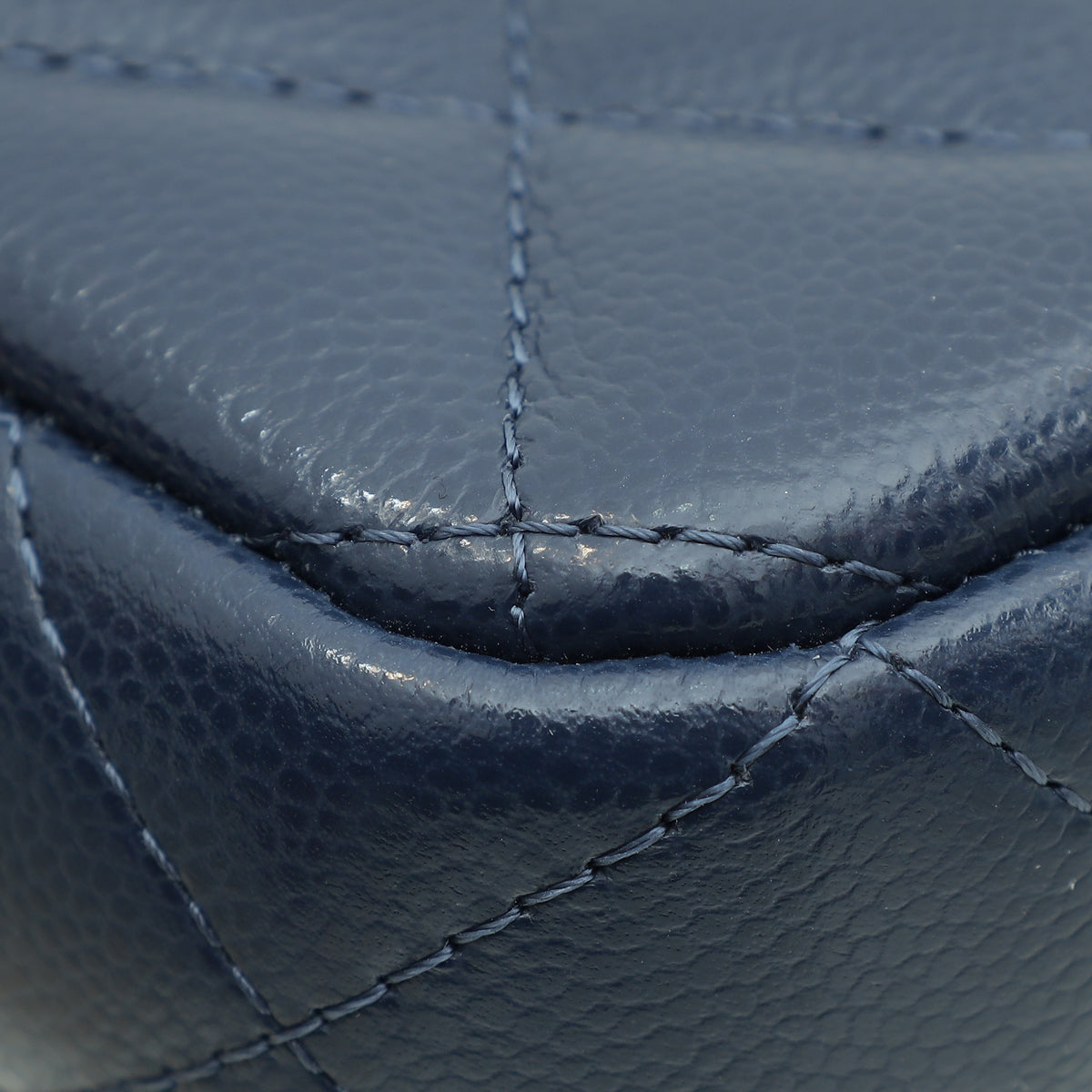 Chanel Navy Blue CC Flap Phone Holder With Chain