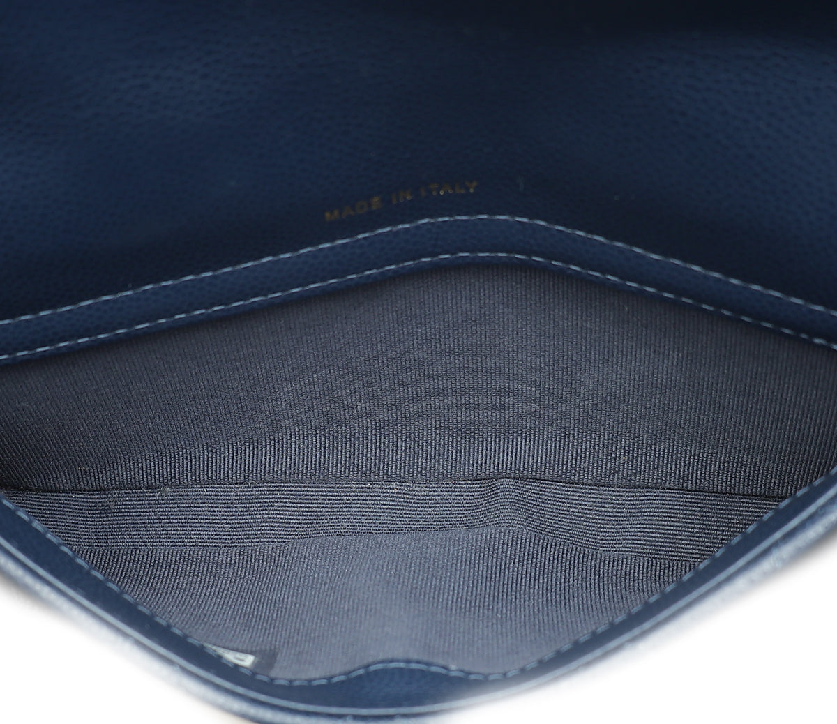 Chanel Navy Blue CC Flap Phone Holder With Chain