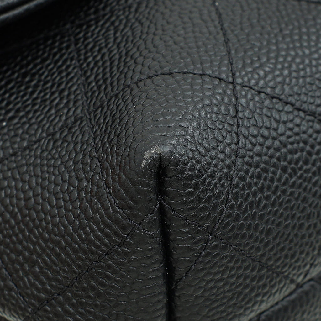 Chanel Black CC Chain Handle Small Flap Bag