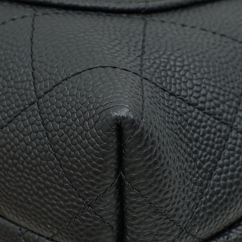 Chanel Black CC Chain Handle Small Flap Bag
