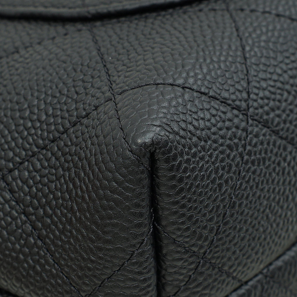 Chanel Black CC Chain Handle Small Flap Bag