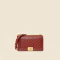 Chanel Burgundy Le Boy Medium Flap Bag