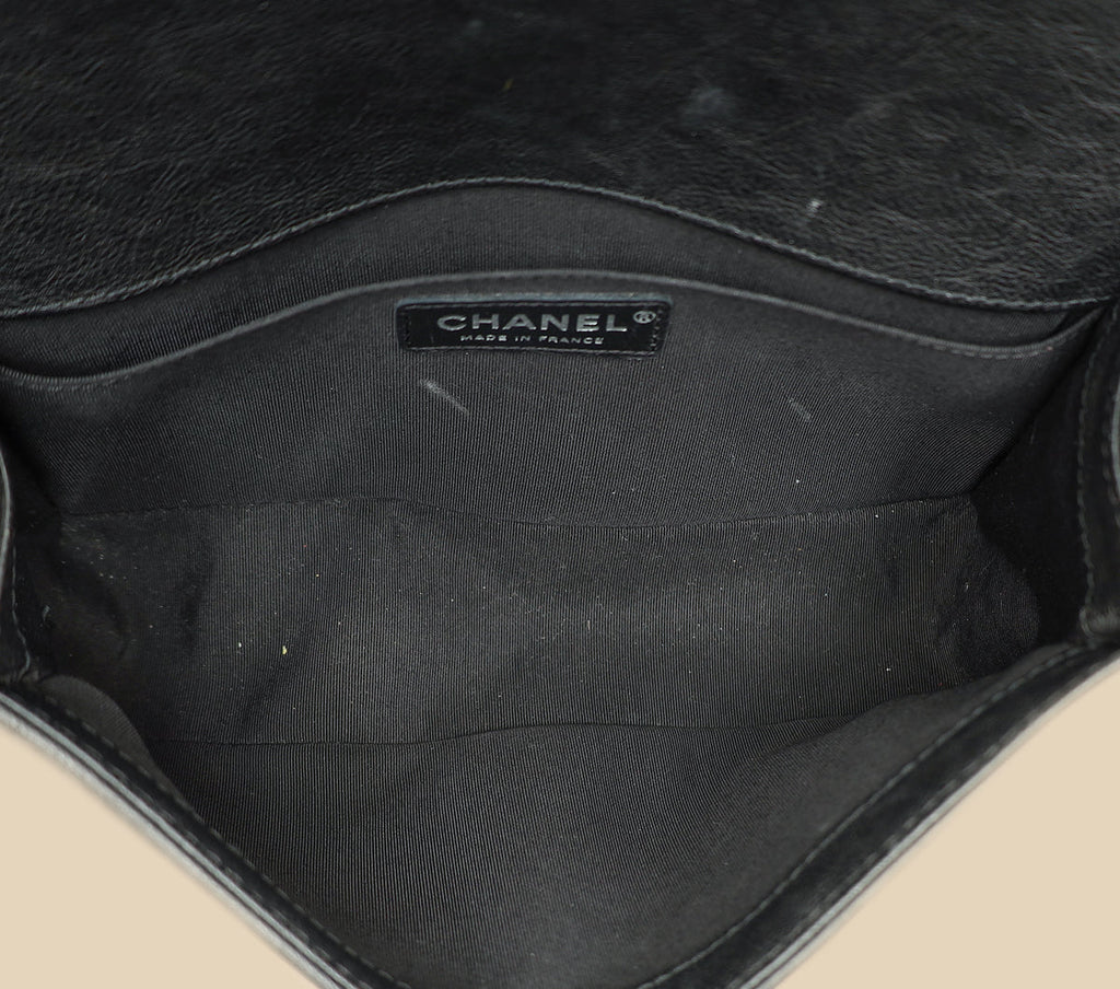 Chanel Black Le Boy Paris-Salzburg Top Handle Medium Bag