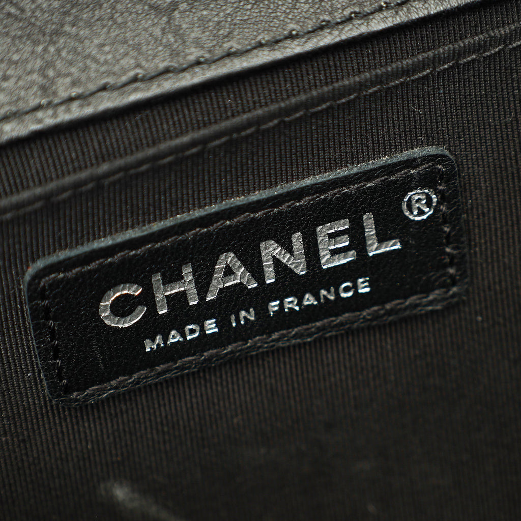 Chanel Black Le Boy Paris-Salzburg Top Handle Medium Bag