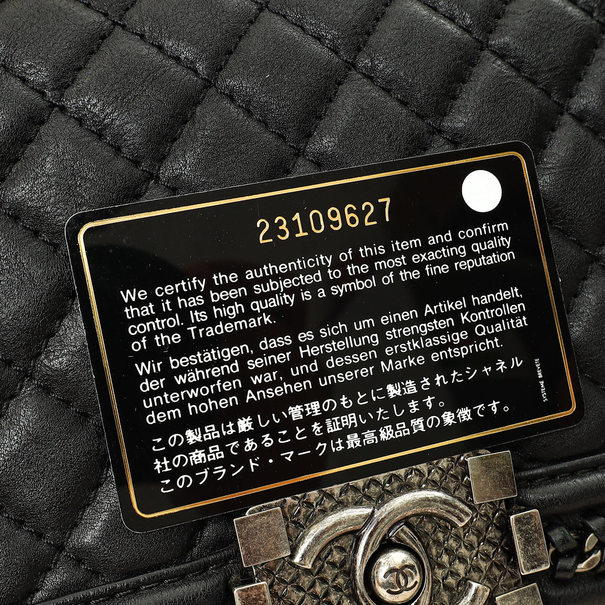 Chanel Black Le Boy Paris-Salzburg Top Handle Medium Bag