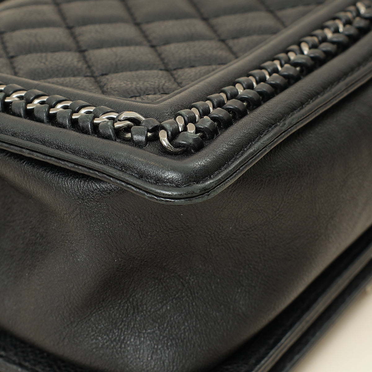 Chanel Black Le Boy Paris-Salzburg Top Handle Medium Bag