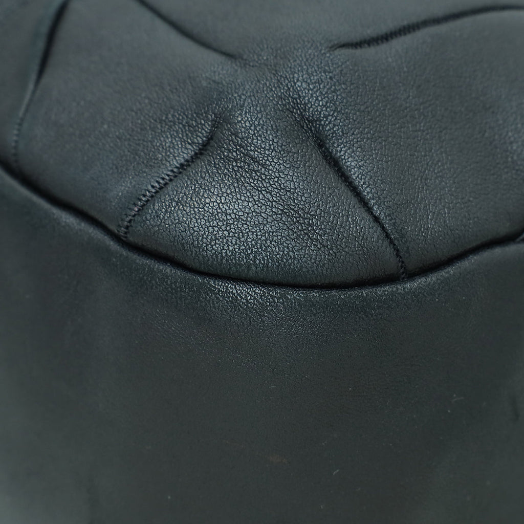 Chanel Black CC Quilted Soft Squares Origami Large Flap Bag