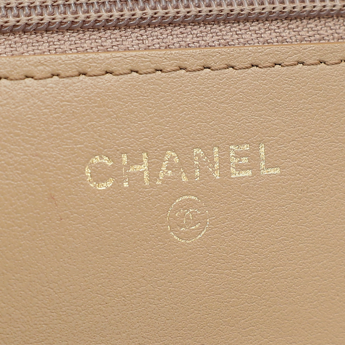 Chanel Beige Clair Boy Wallet on Chain