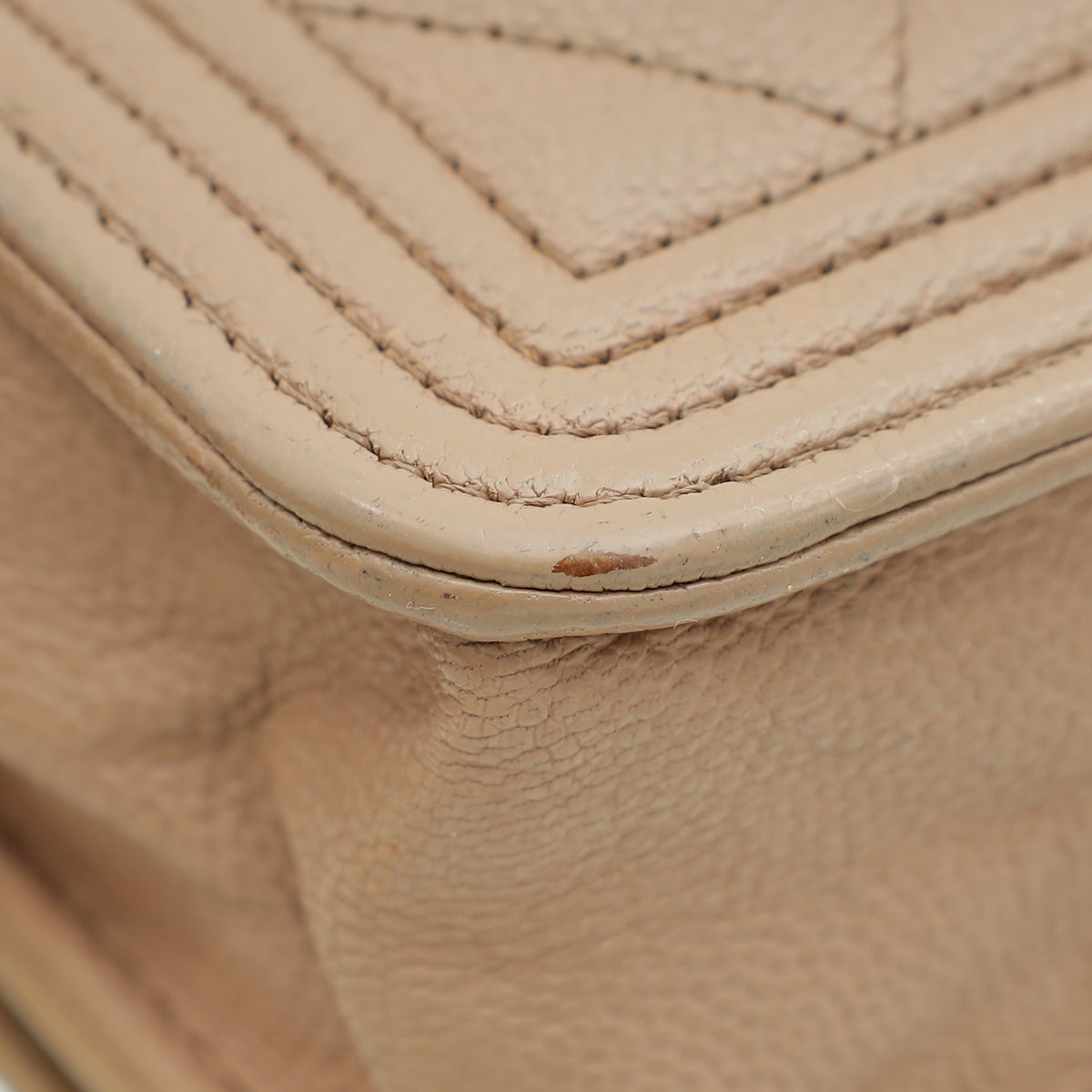 Chanel Beige Clair Boy Wallet on Chain
