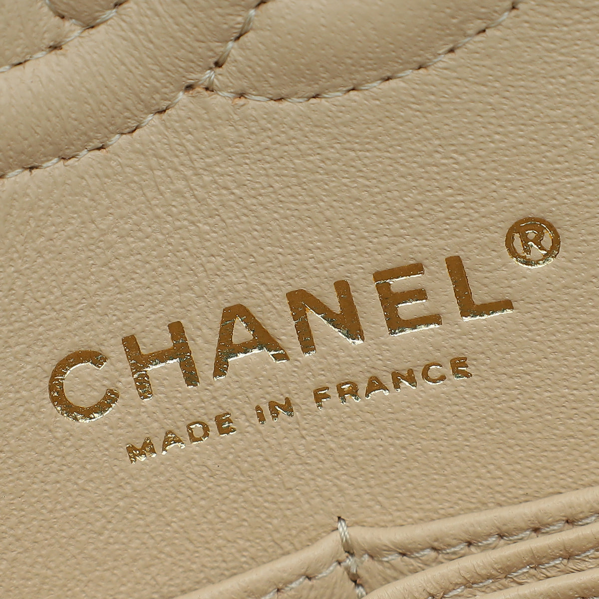 Chanel Beige Classic Double Flap Small Bag