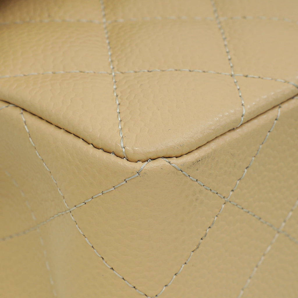 Chanel Beige Classic Double Flap Small Bag