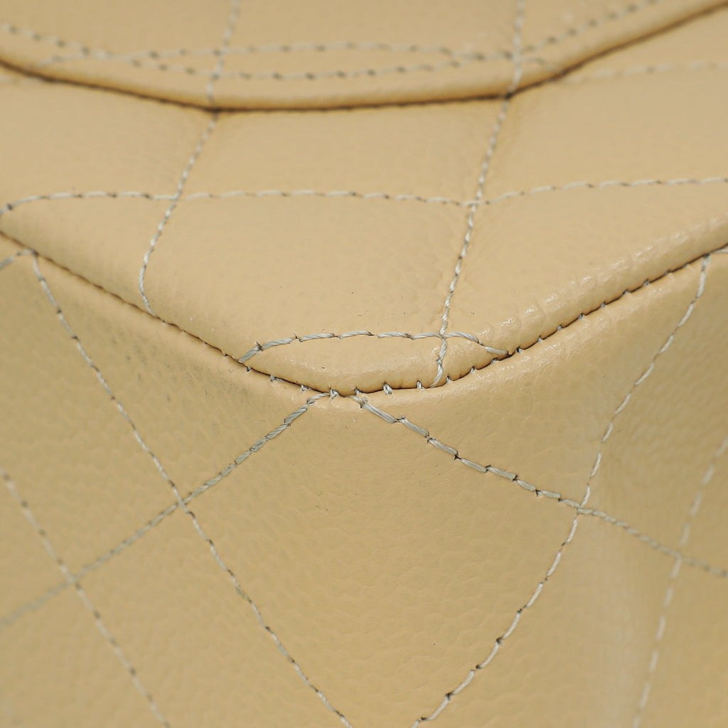 Chanel Beige Classic Double Flap Small Bag