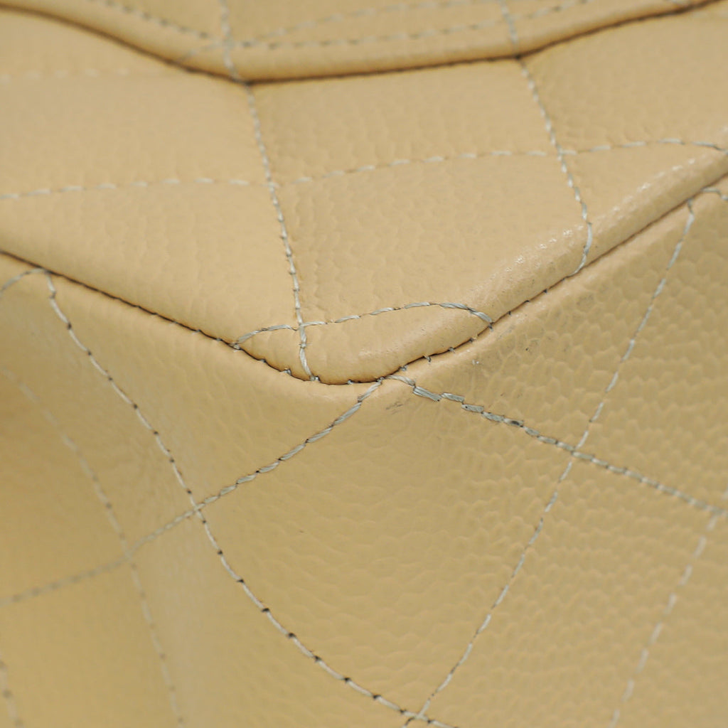 Chanel Beige Classic Double Flap Small Bag