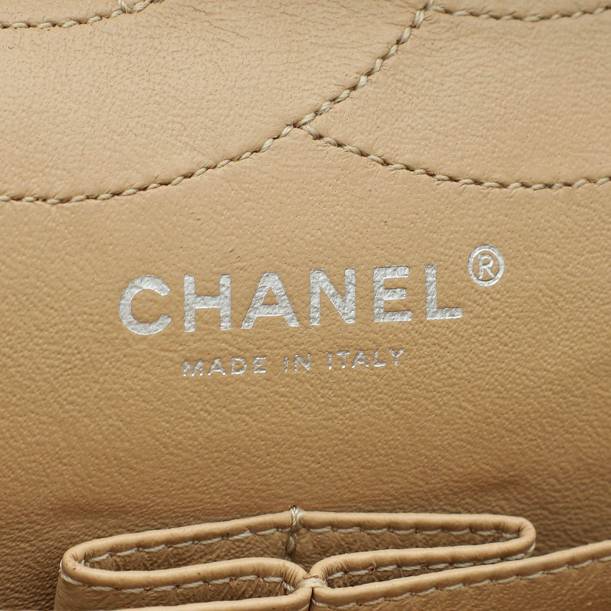 Chanel Beige 2.55 Reissue Double Flap Bag
