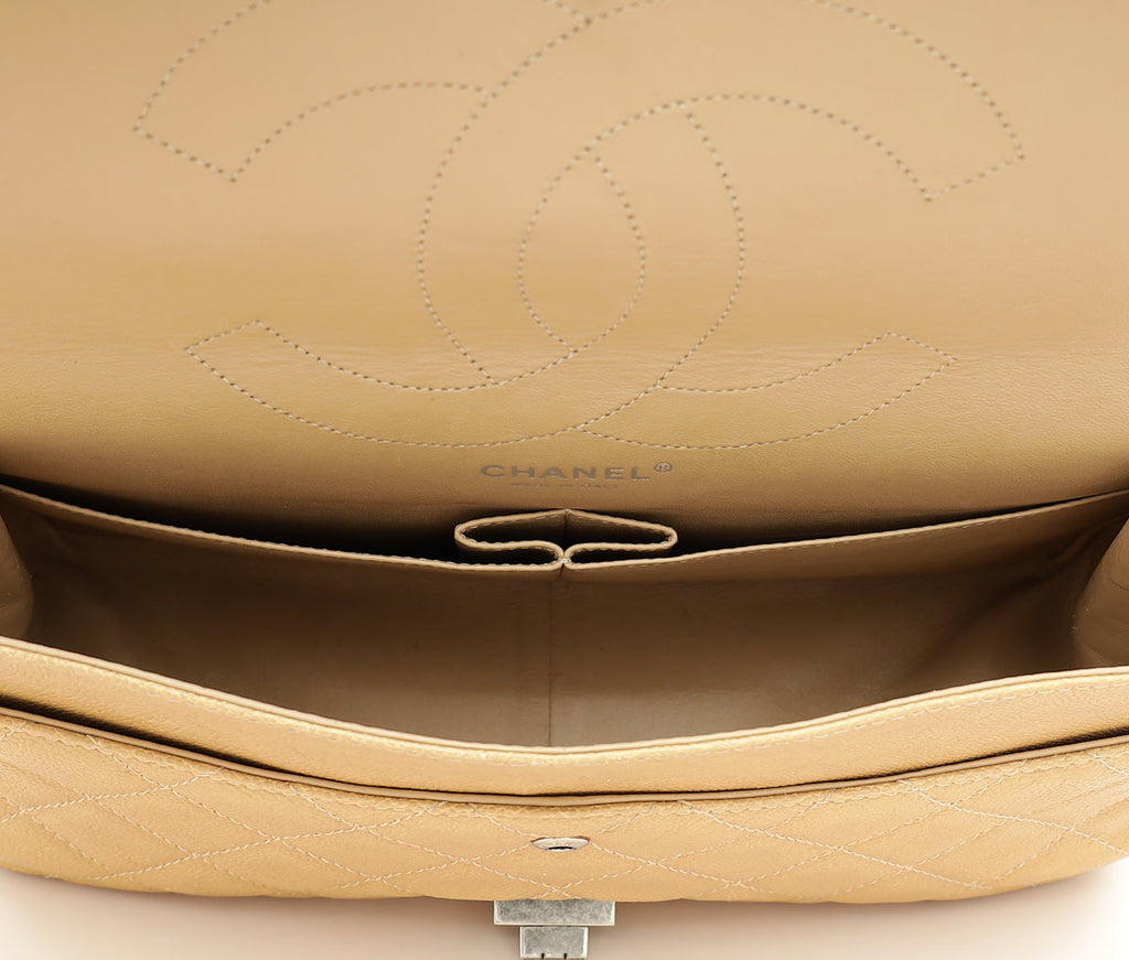 Chanel Beige 2.55 Reissue Double Flap Bag