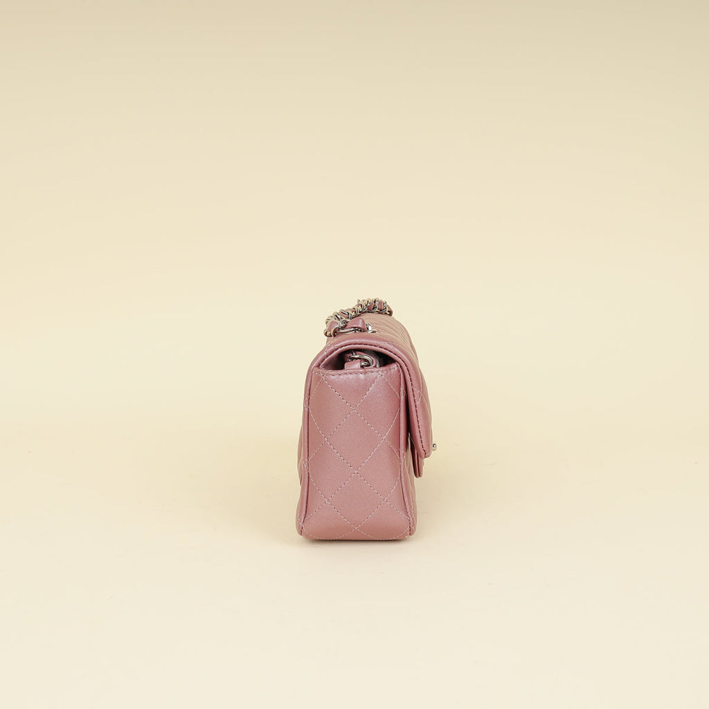 Chanel Light Mauve Mini Rectangular Classic Flap Bag