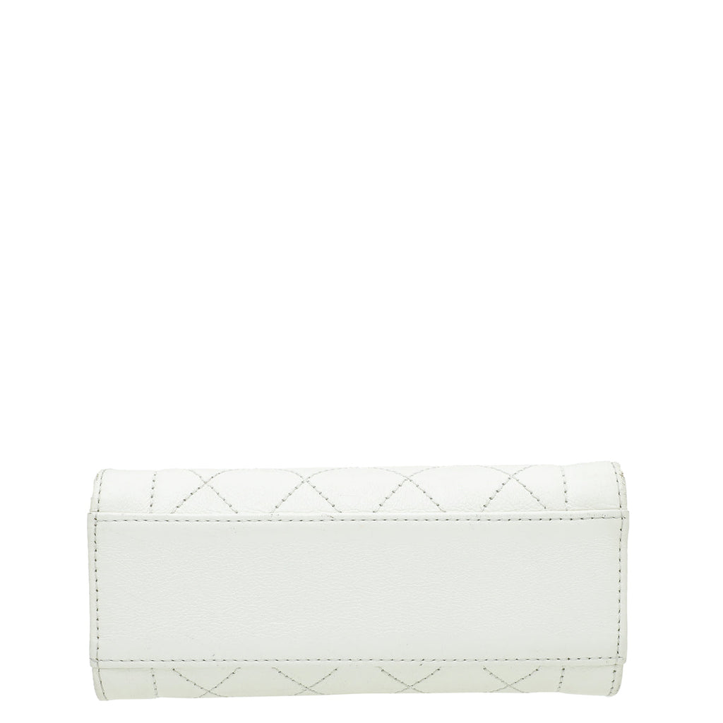 Chanel Off White Click Label Shopping Small Bag