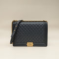 Chanel Black Le Boy Quilted Large Bag
